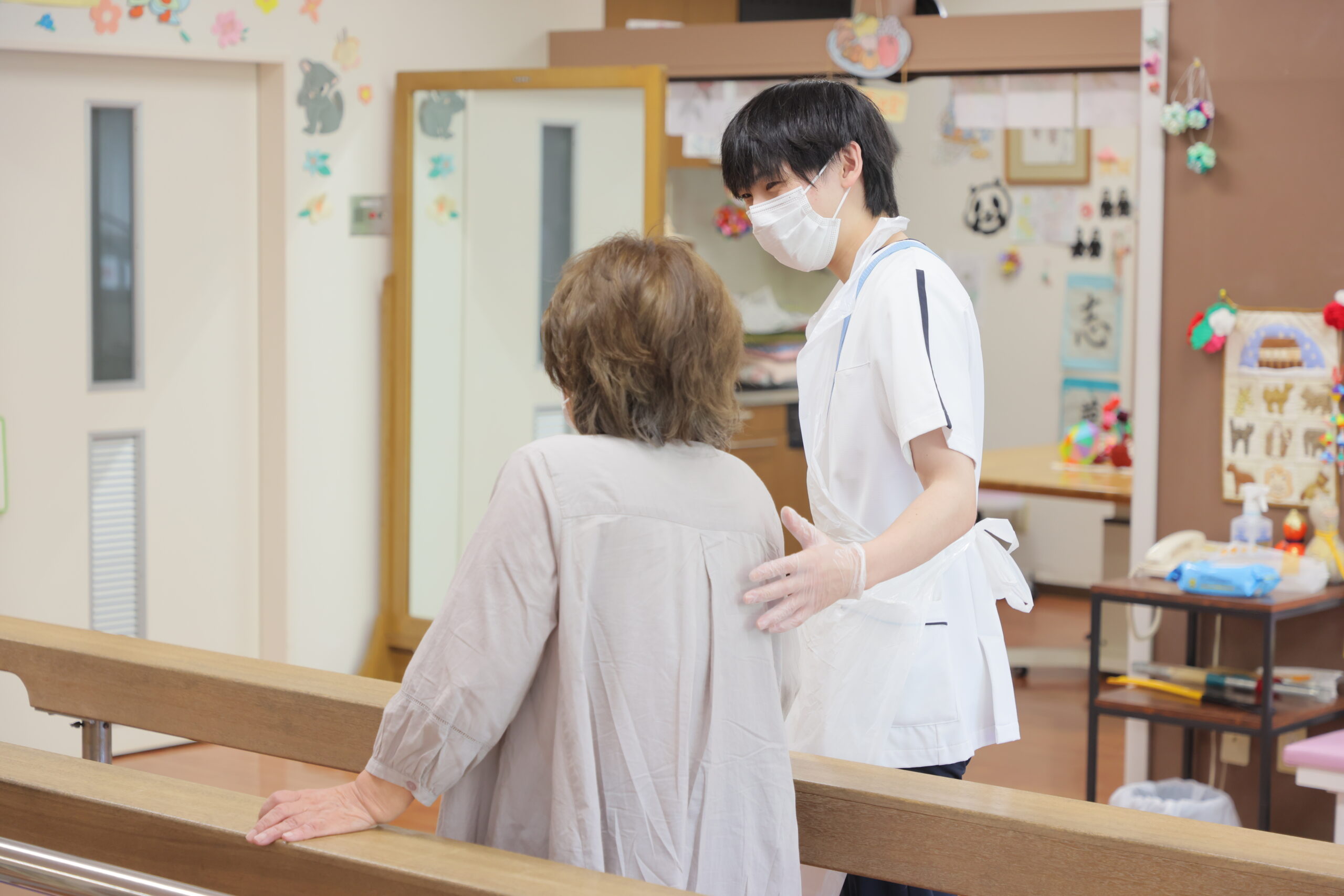 京都府京都市左京区岩倉にある医療法人寿尚会洛陽病院 リハビリテーションの様子